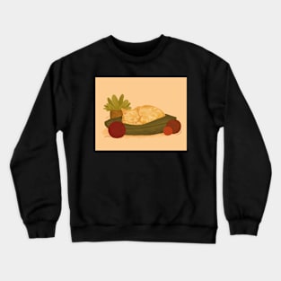 Napping Ginger Cat Crewneck Sweatshirt